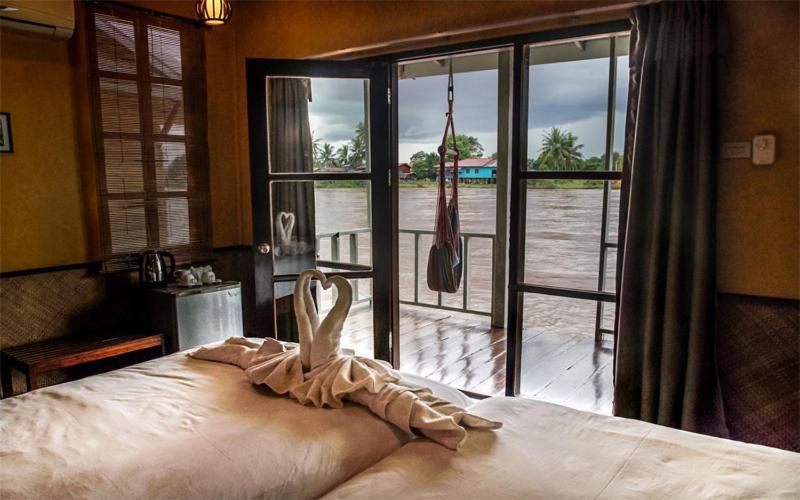 Sala Done Khone Hotel Ban Khon Exteriör bild